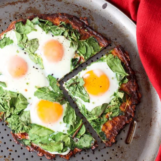 Healthy Breakfast Pizza