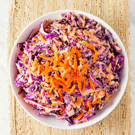 Classic Vegan Coleslaw