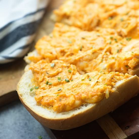 buffalo chicken dip bread