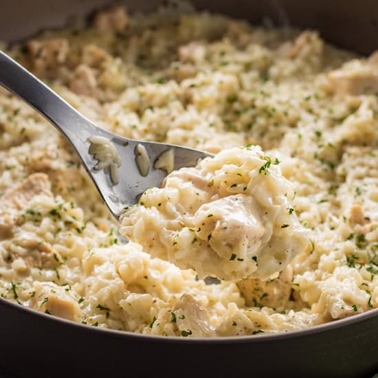 Parmesan Chicken and Rice