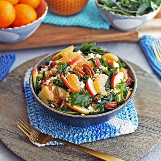 Baby Kale and Brown Rice Salad