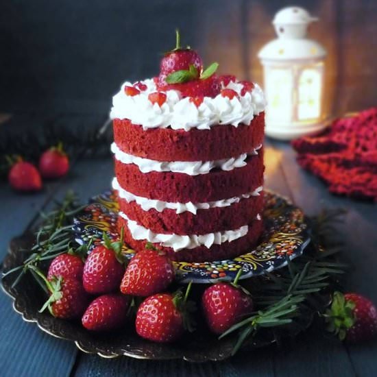Red Velvet Cake with Cream cheese