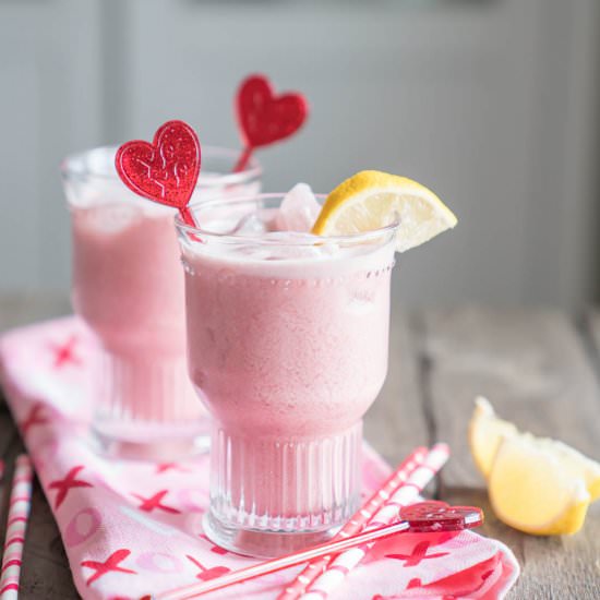 Pink Passion Hibiscus Iced Latte