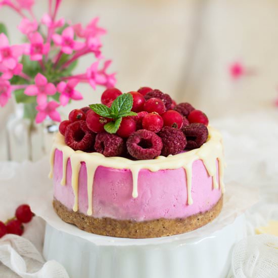 Pitaya cheesecake