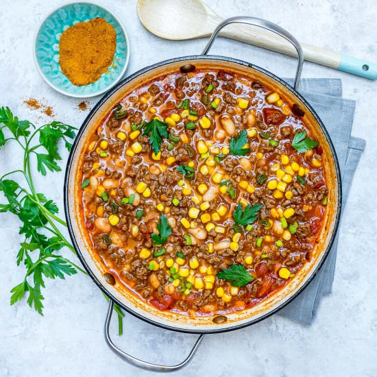 Clean Eating Weeknight Taco Soup