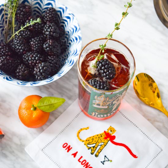 Blackberry & Rosemary Pimms Cup