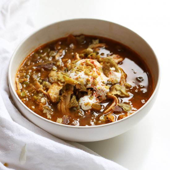 Paprika Turkey Soup and Split Peas
