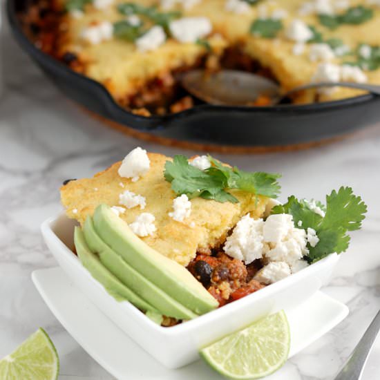 Chili Cornbread Cobbler