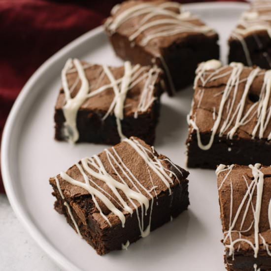 Fudgy Red Wine Brownies