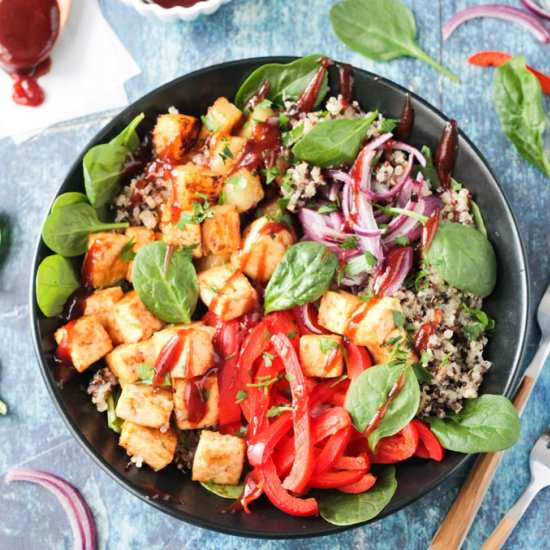 BBQ Hawaiian Tofu Bowl
