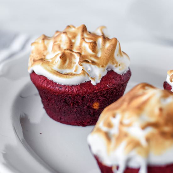 Red Velvet Brownie Cakes