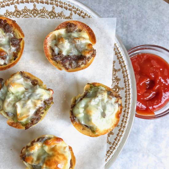 Crispy Philly Cheesesteak Appetizer