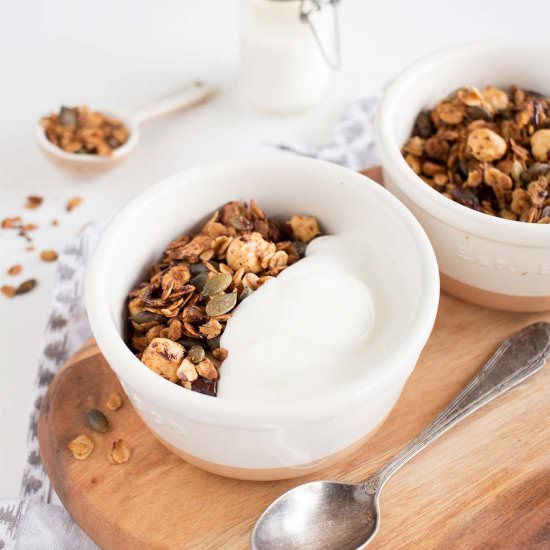 Dark Chocolate Hazelnut Granola