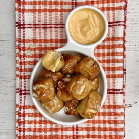 Homemade Soft Pretzel Bites