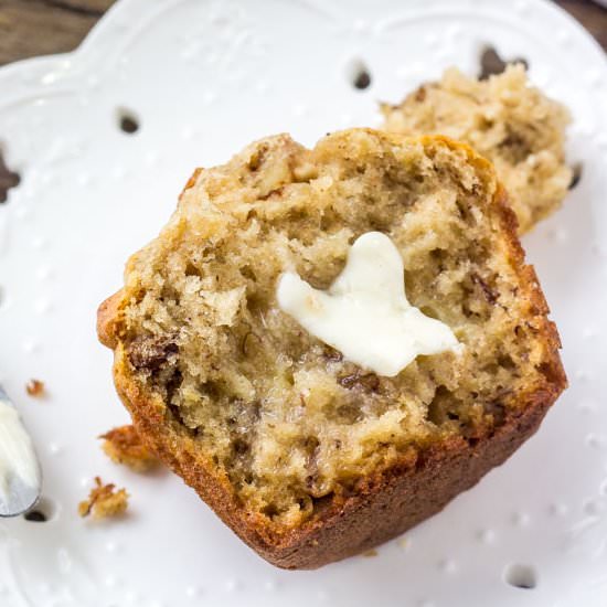Banana Bread Muffins