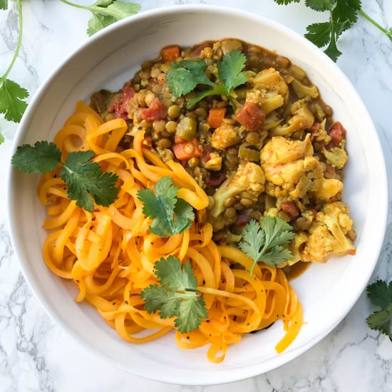 Lentil and Cauliflower Curry