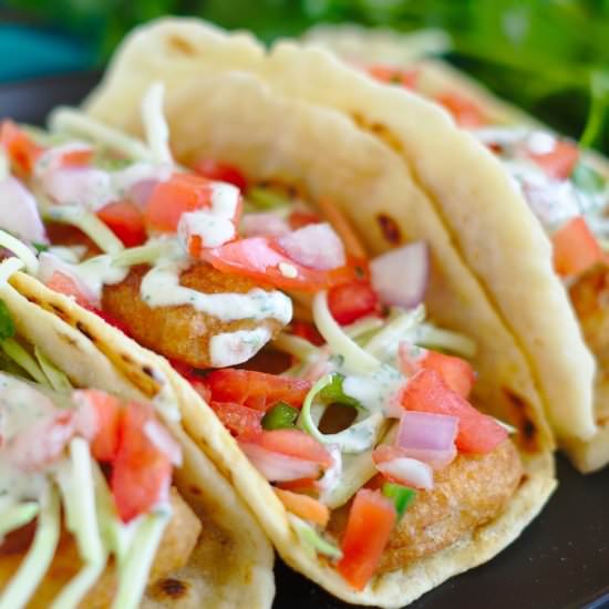 Beer Battered Fish Tacos