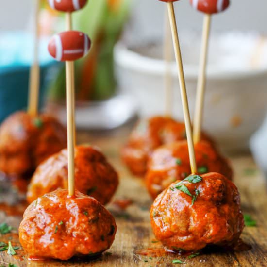 Buffalo Turkey Meatballs