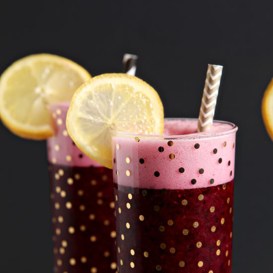 Spiked Blueberry Lemonade