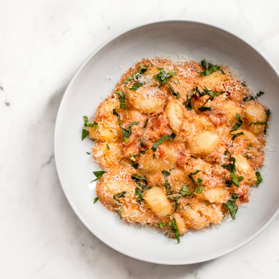 One Pan Gnocchi Alla Vodka