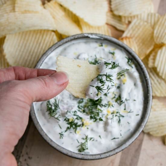 Dill and Shallot Yogurt Dip