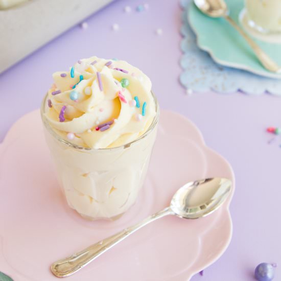 3 Ingredient White Chocolate Mousse