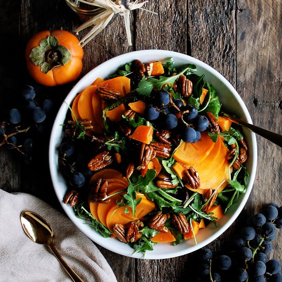 Persimmon & Arugula Salad
