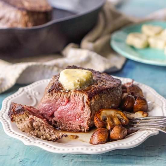 Filet Mignon & Blue Cheese Butter