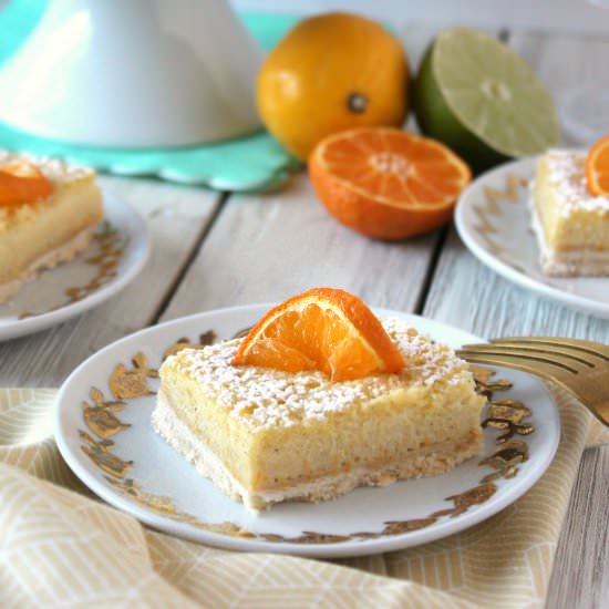 Vanilla Bean Citrus Bars