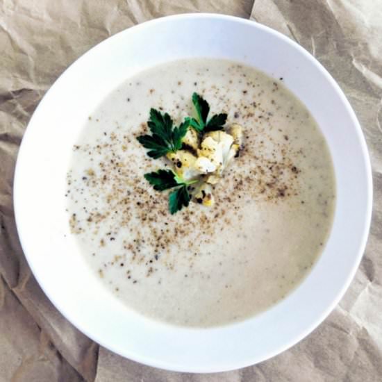 Creamy Masala Cauliflower Soup