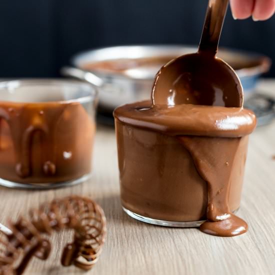 Italian thick hot chocolate