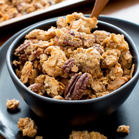 Homemade Chunky Paleo Granola