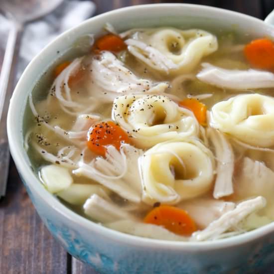 chicken tortellini soup