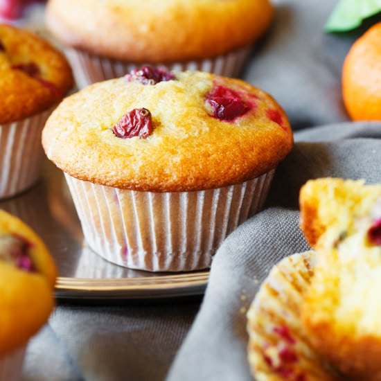 Tangerine and Cranberry Muffins