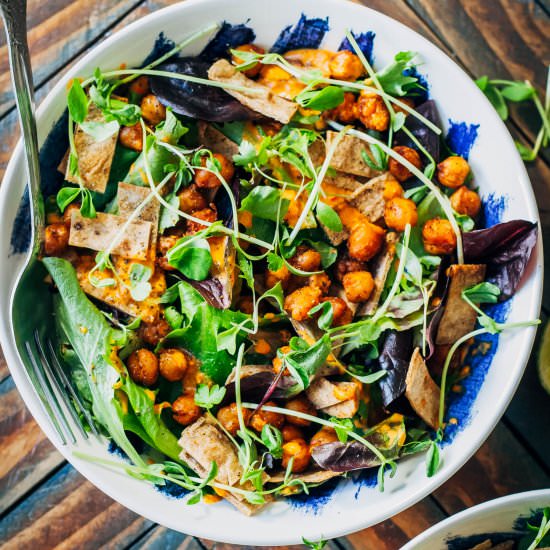 Vegan Southwest Tortilla Salad
