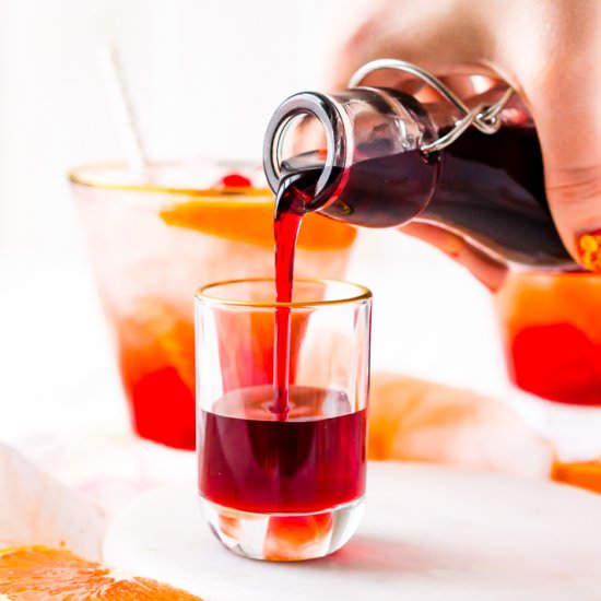Homemade Grenadine Syrup