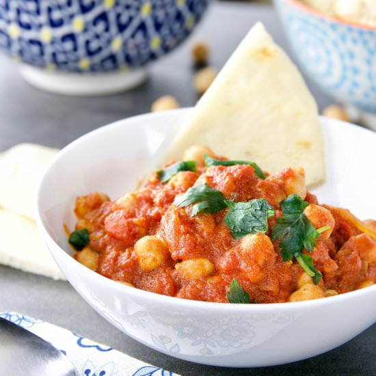 Chana Masala for Easy Dinner
