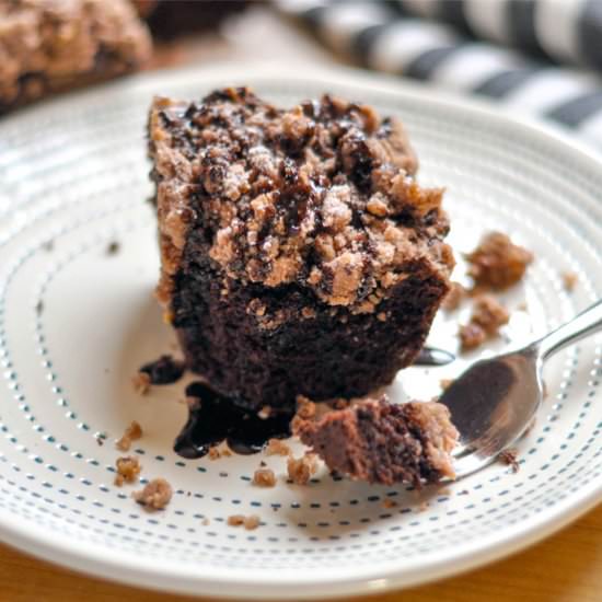 Sour Cream Chocolate Crumb Cake