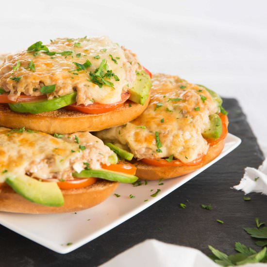Avocado Tuna Melts