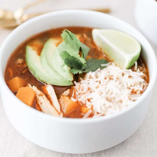Three Pepper Chicken Chili