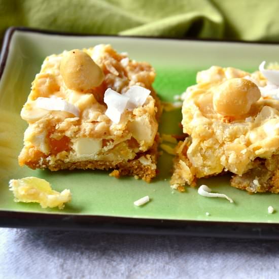 Pina Colada 7 Layer Bars