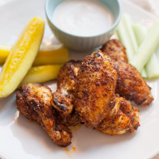 Pickle Brined Chicken Wings