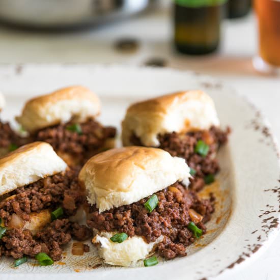 Mini Chorizo Sloppy Joes