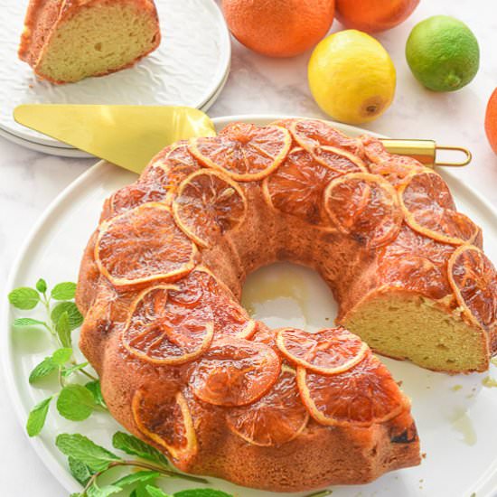 Caramelized Citrus Coffee Cake