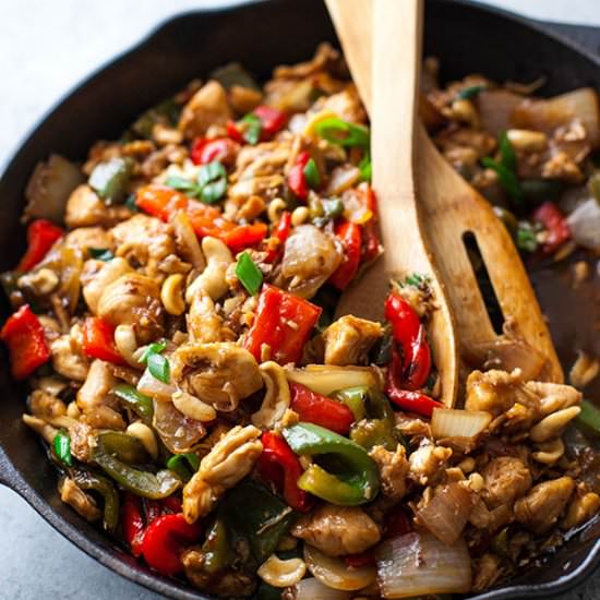 Paleo Cashew Chicken