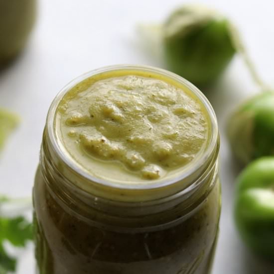 Roasted Tomatillo Salsa Verde