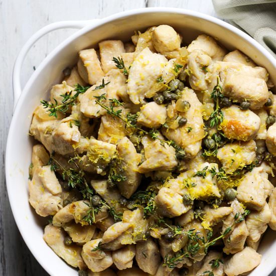 Paleo Lemon Chicken with Capers