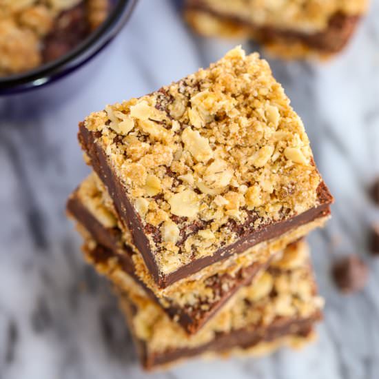 Oatmeal Fudge Bars