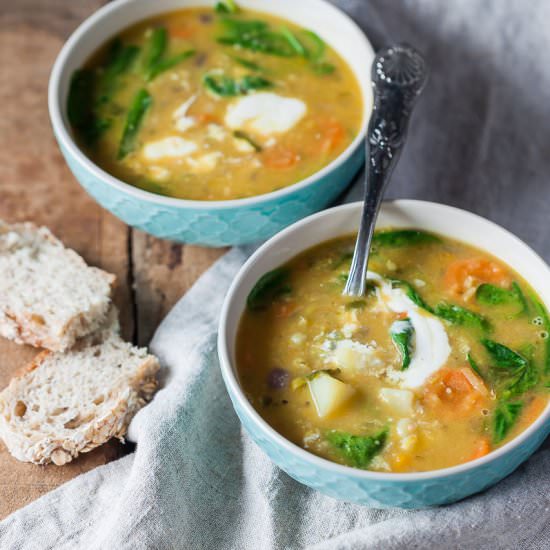 Vegan Creamy Lentil Soup
