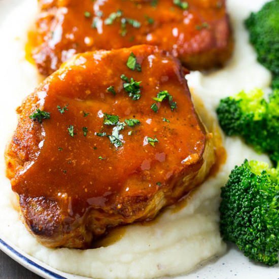 Honey Garlic Pork Chops